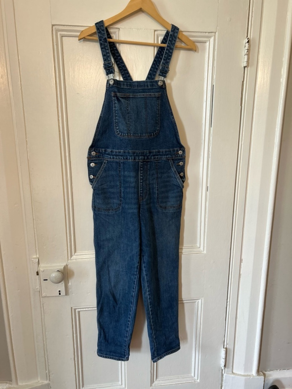 County Fair Old Navy Dark Blue Denim Women’s Overalls
